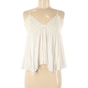 Lace Flowy Tank Top (small)